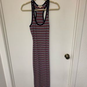Red, White, and Blue Maxi Dress